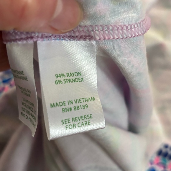 Lilly Pulitzer Adea Floral Maxi Skirt Lilac Fresia with Side Slits-beach,cruise - Picture 7 of 8